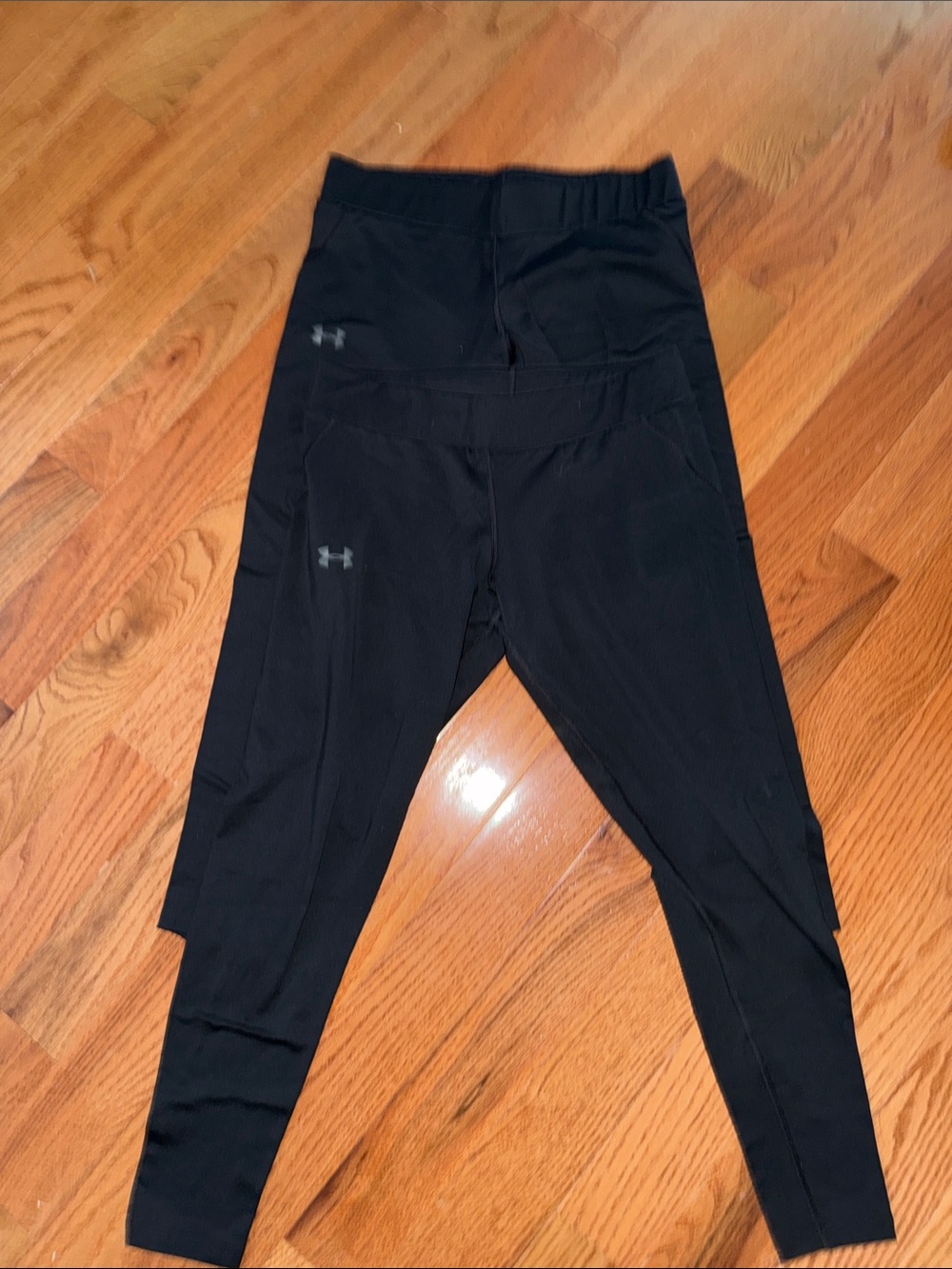 Under Armour Women’s Coldgear Black Performance Leggings Pair
